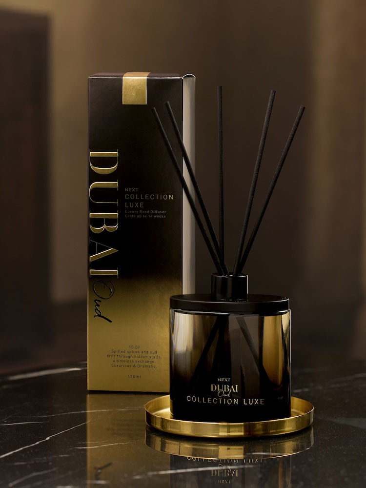Collection Luxe Dubai Oud 170ml Reed Diffuser - Image 1 of 2 Collection Luxe Dubai Oud 170ml Reed Diffuser - Image 1 of 2