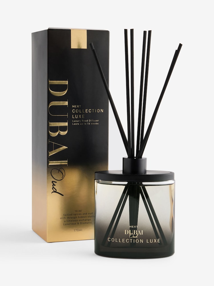 Collection Luxe Dubai Oud 170ml Reed Diffuser - Image 3 of 3 Collection Luxe Dubai Oud 170ml Reed Diffuser - Image 3 of 3