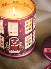 Festive Spice Red Decorative Candle - Image 3 of 5