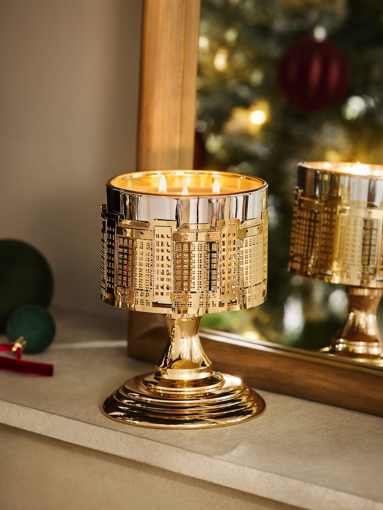 Festive Spice Red 3 Wick Candle - Image 1 of 3