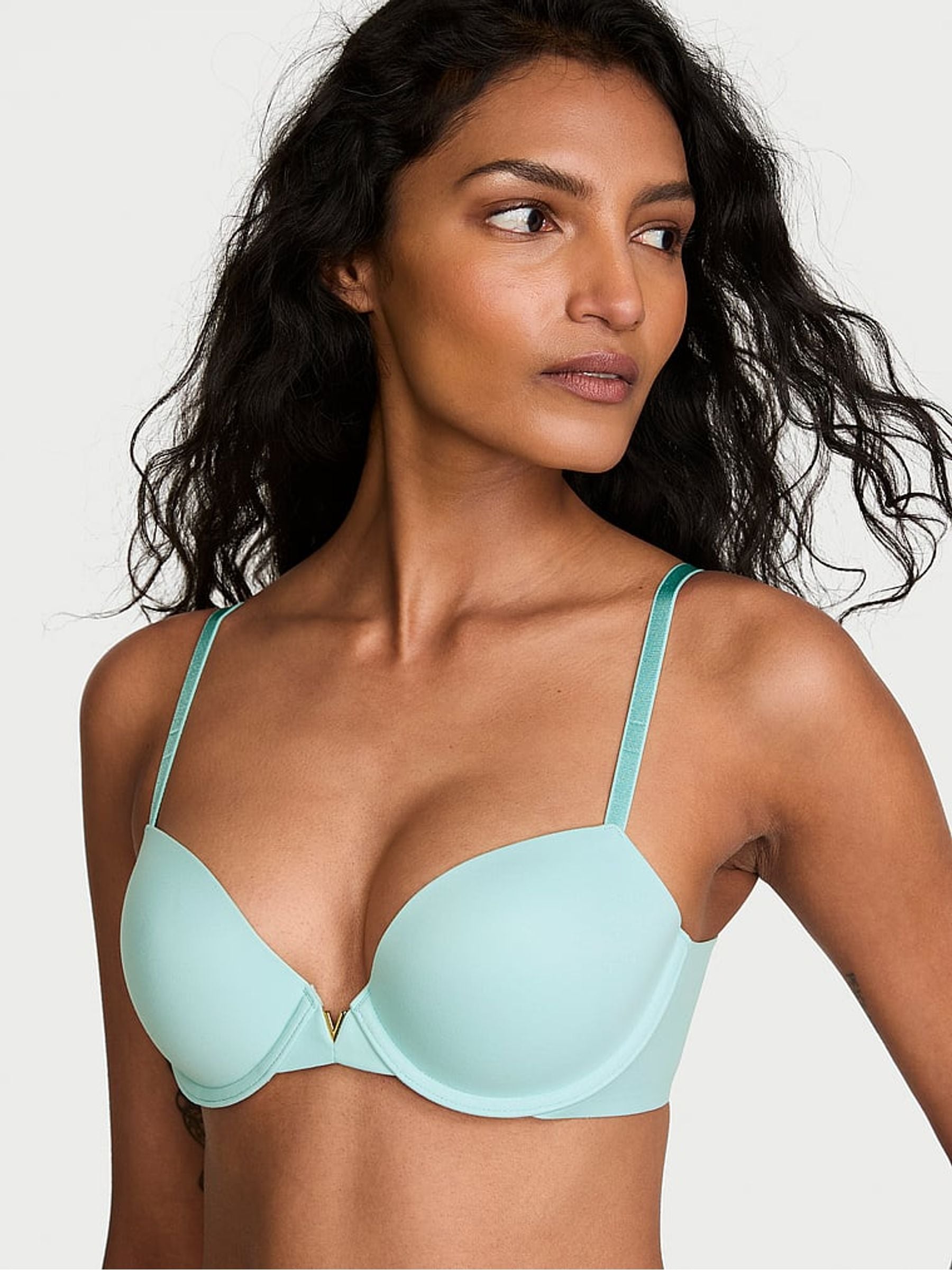 Victoria's Secret Canal Blue Lightly Lined Demi Bra
