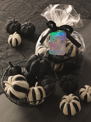 Pumpkin Spice Halloween Monochrome Stripe Pot Pourri - Image 1 of 3