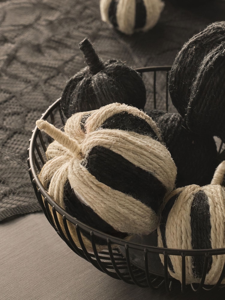 Pumpkin Spice Halloween Monochrome Stripe Pot Pourri - Image 2 of 3