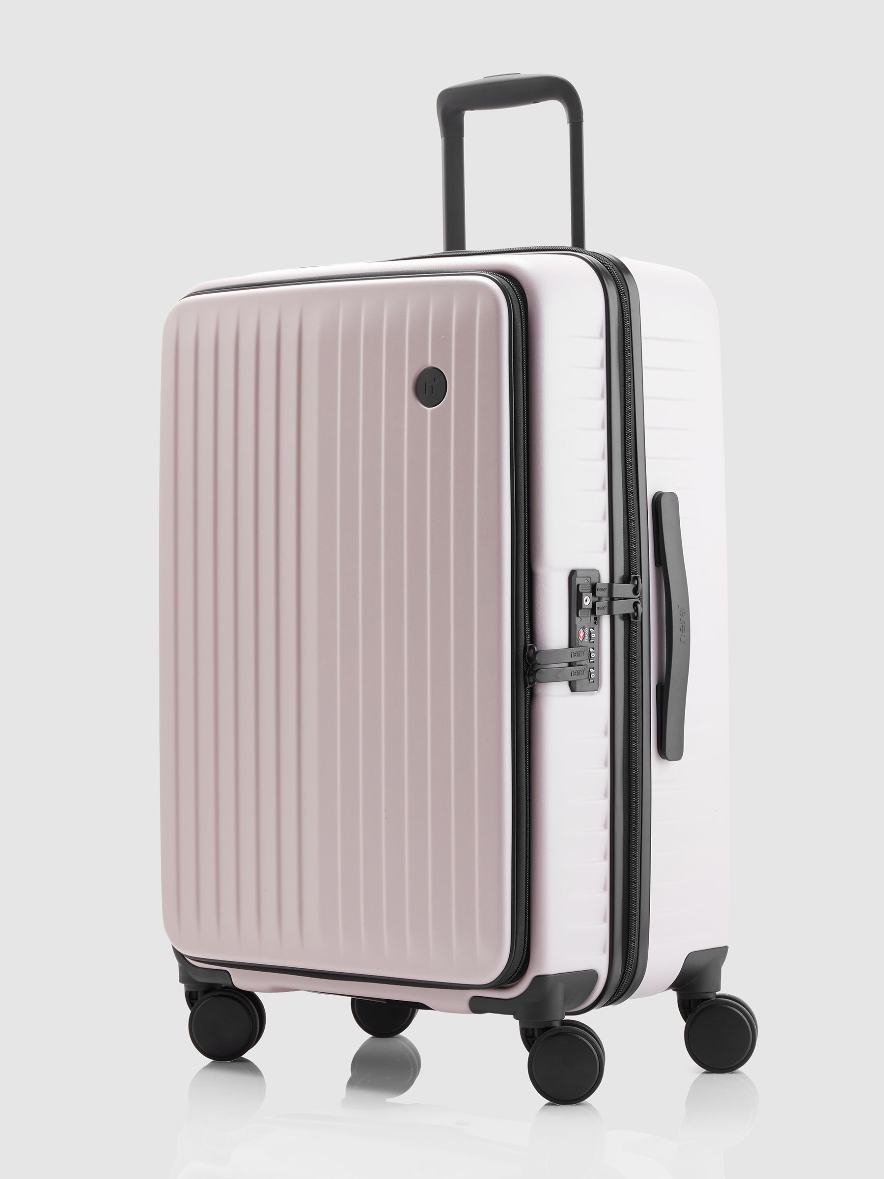 Buy Nere Pink Venture Dual Open Medium Luggage from Next USA