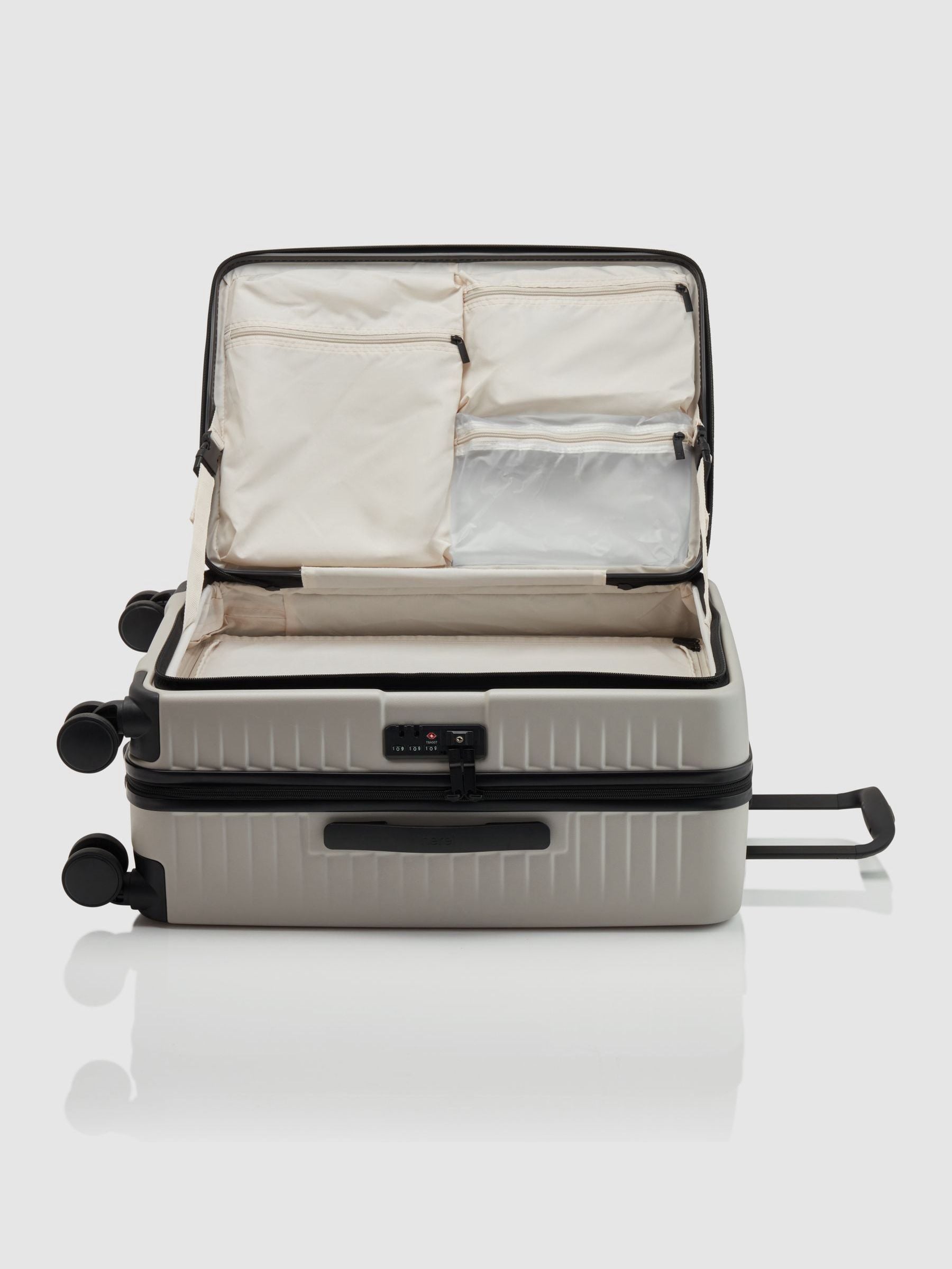 Buy Nere Cream Venture Dual Open B1 Small Luggage from Next USA