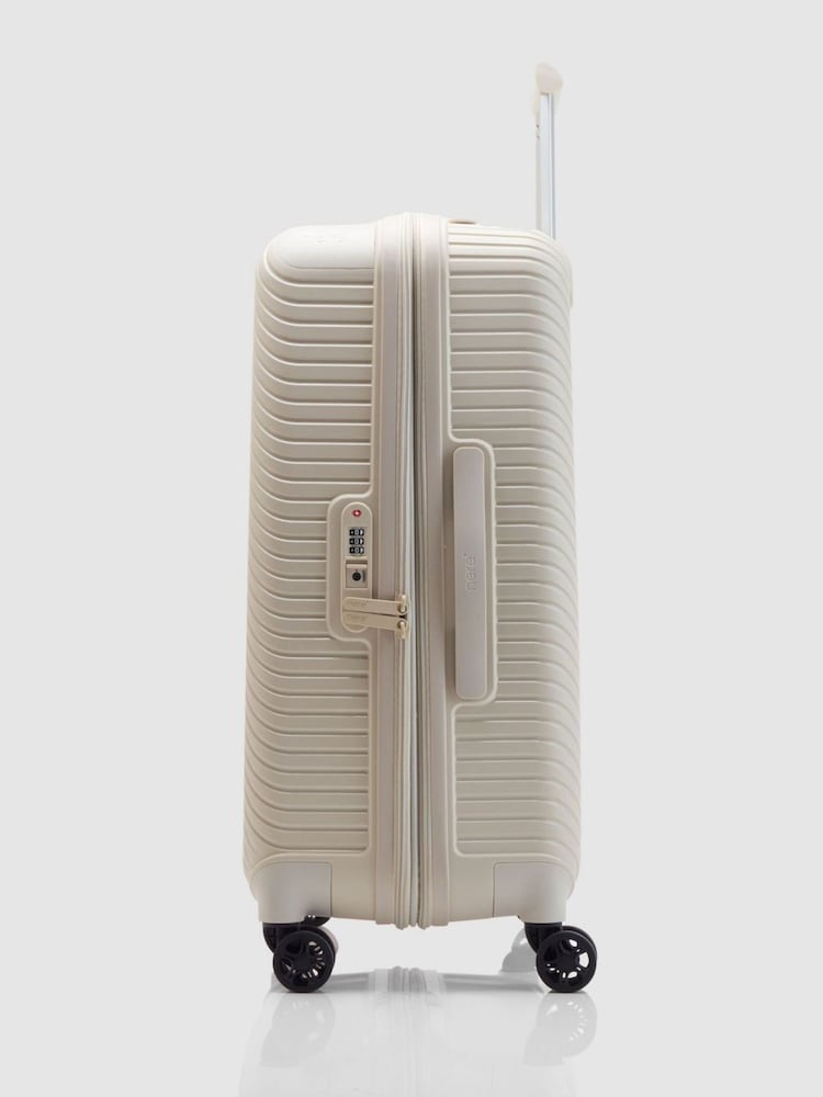 Nere White Bondi Medium Exp Spin Luggage - Image 2 of 7