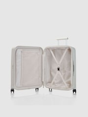 Nere White Bondi Medium Exp Spin Luggage - Image 4 of 7