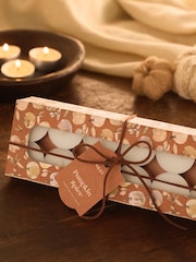 Pumpkin Spice Orange 24 Pack Tealights Candle - Image 1 of 2