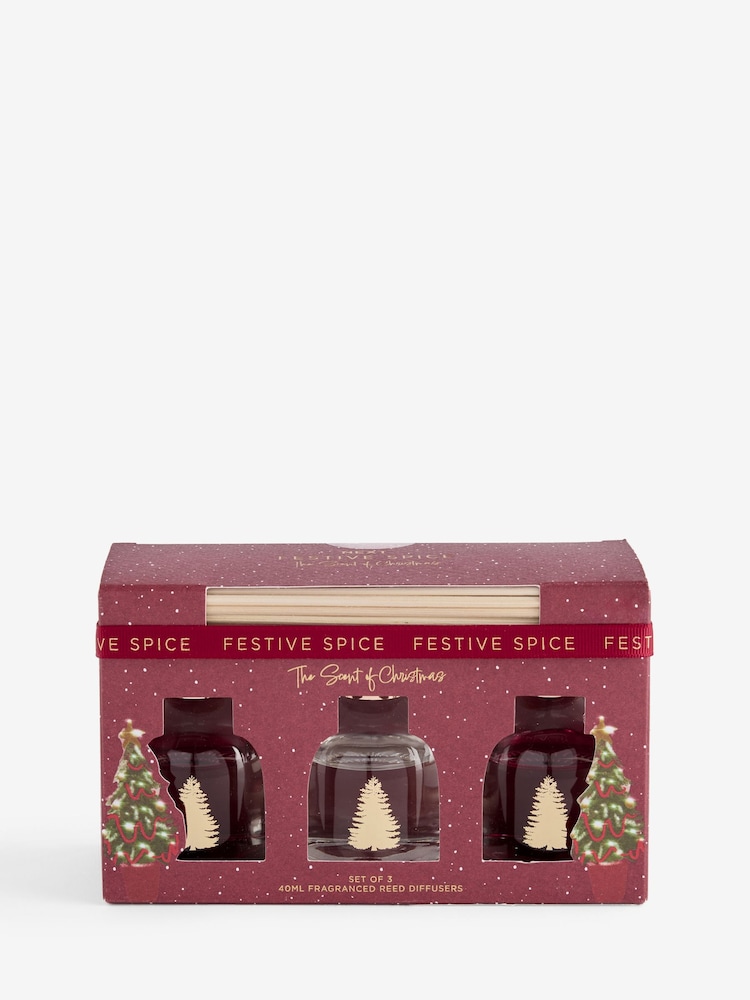 Festive Spice Red Set of 3 Diffuser - Image 4 of 4 Festive Spice Red Set of 3 Diffuser - Image 4 of 4