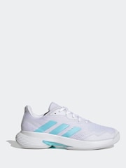 adidas White CourtJam Control Tennis Shoes - Image 1 of 7