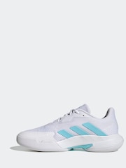 adidas White CourtJam Control Tennis Shoes - Image 2 of 7