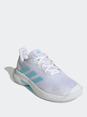adidas White CourtJam Control Tennis Shoes - Image 3 of 7