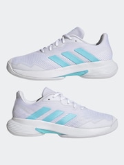 adidas White CourtJam Control Tennis Shoes - Image 5 of 7
