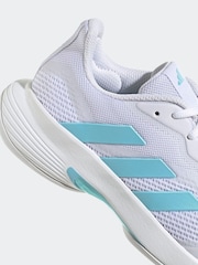 adidas White CourtJam Control Tennis Shoes - Image 6 of 7