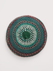 Seasalt Cornwall Green Bramble Jelly Beret Hat - Image 2 of 4
