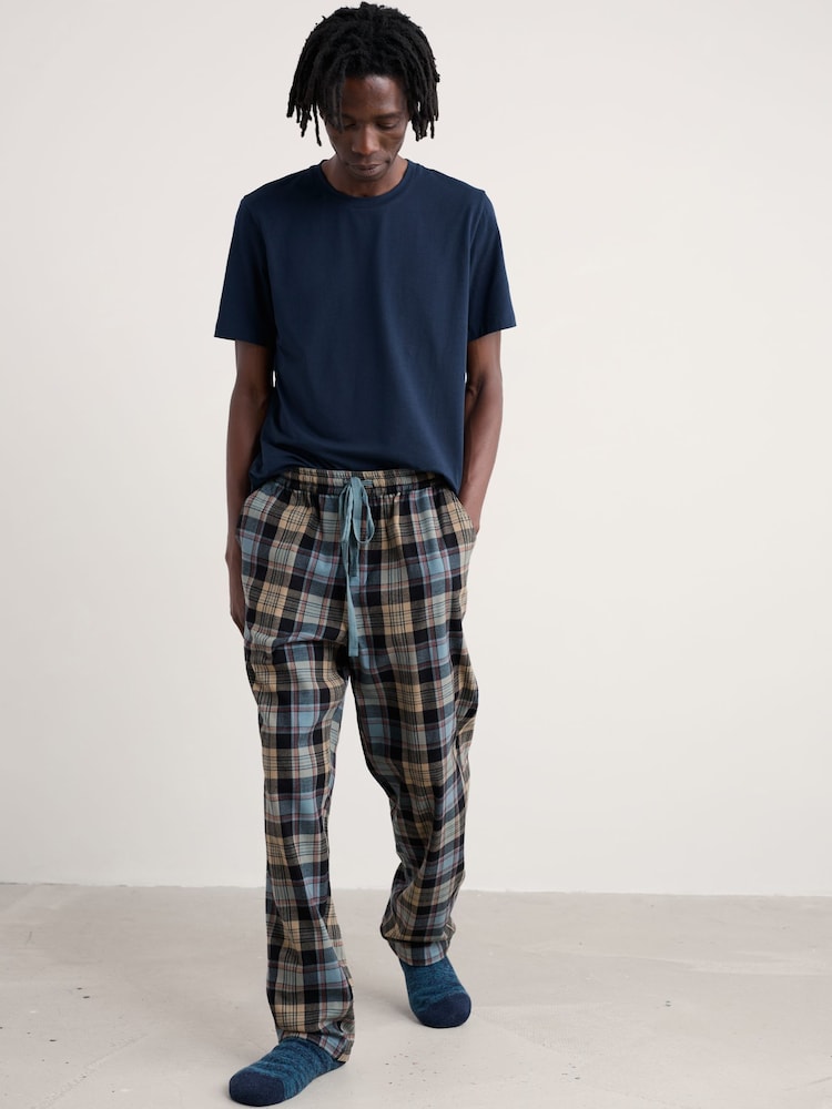 Seasalt Cornwall Blue Connerton Pyjamas Trousers - Image 1 of 5 Seasalt Cornwall Blue Connerton Pyjamas Trousers - Image 1 of 5