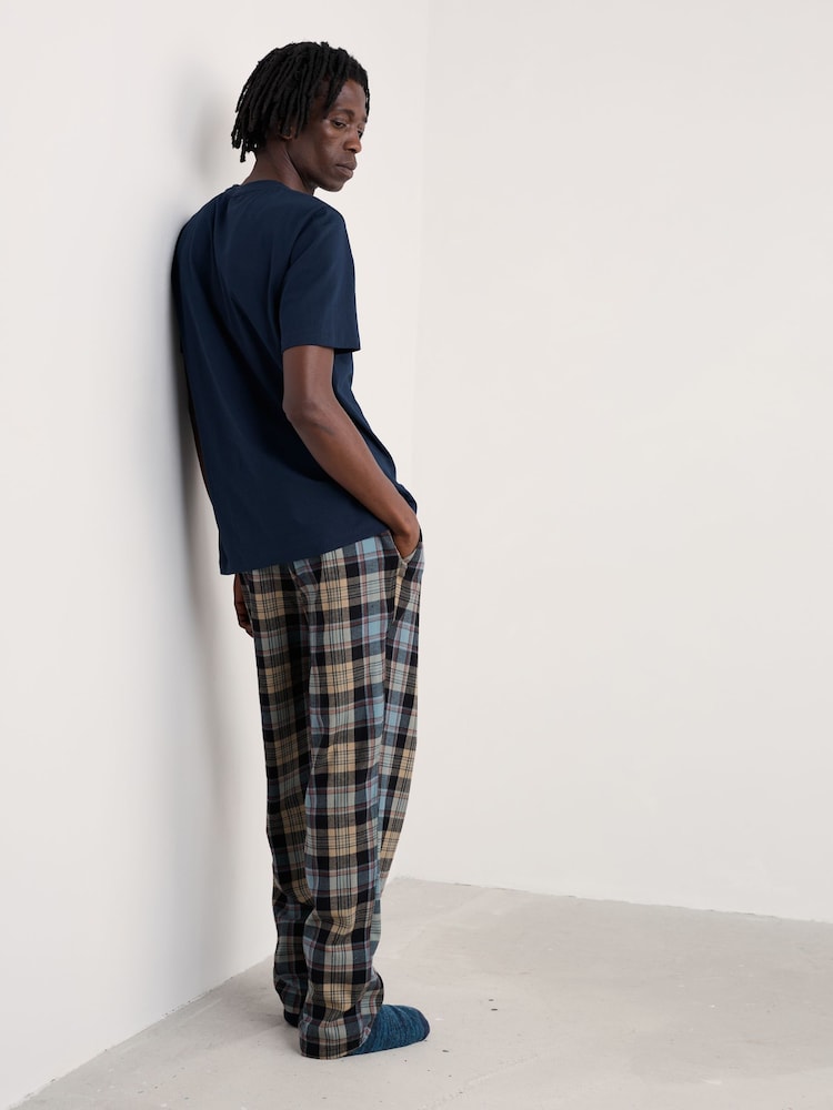 Seasalt Cornwall Blue Connerton Pyjamas Trousers - Image 2 of 5 Seasalt Cornwall Blue Connerton Pyjamas Trousers - Image 2 of 5