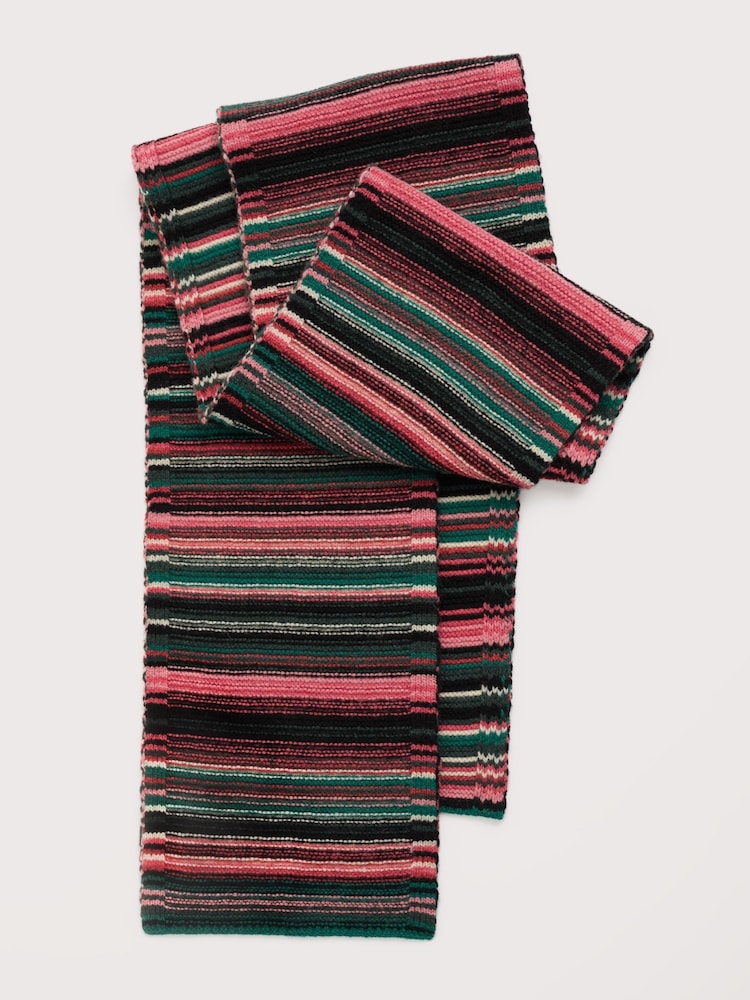 Seasalt Cornwall Pink Fruity Scarf - Image 1 of 5 Seasalt Cornwall Pink Fruity Scarf - Image 1 of 5