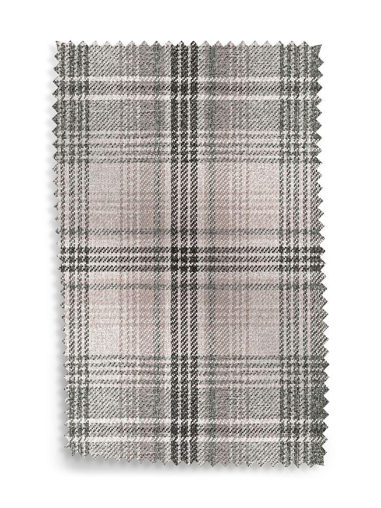 Versatile Check Nevis Grey Ashton Upholstered Storage Stool - Image 11 of 11