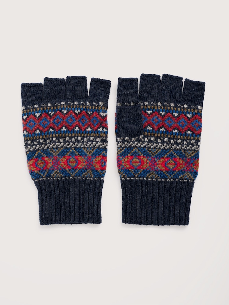 Seasalt Cornwall Blue Gunvor Gloves - Image 1 of 1