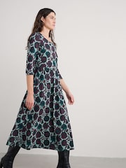 Seasalt Cornwall Light Blue Emily Waisted Dress - Image 2 of 5