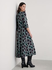Seasalt Cornwall Light Blue Emily Waisted Dress - Image 3 of 5