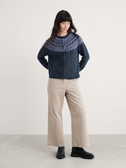 Seasalt Cornwall Blue Port Kinnis Cardigan - Image 1 of 5
