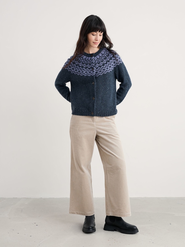 Seasalt Cornwall Blue Port Kinnis Cardigan - Image 1 of 5