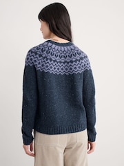 Seasalt Cornwall Blue Port Kinnis Cardigan - Image 2 of 5