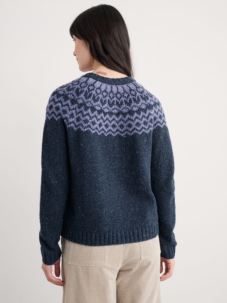 Seasalt Cornwall Blue Port Kinnis Cardigan - Image 2 of 5