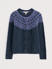 Seasalt Cornwall Blue Port Kinnis Cardigan - Image 4 of 5