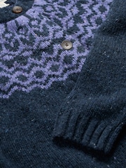 Seasalt Cornwall Blue Port Kinnis Cardigan - Image 5 of 5