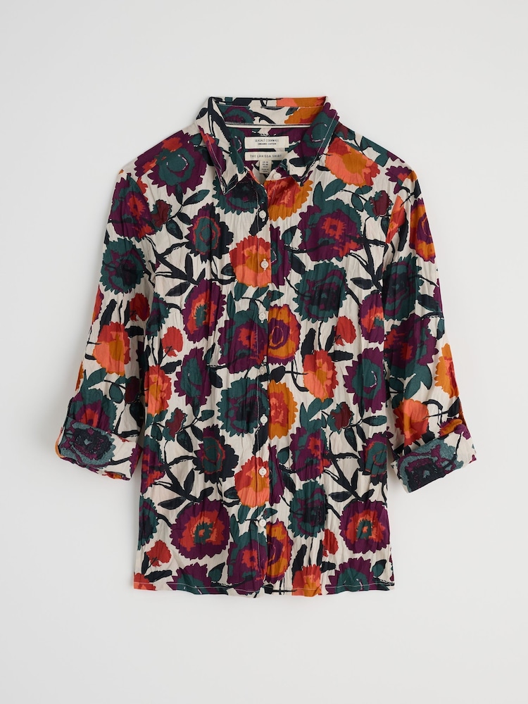 Seasalt Cornwall Cream Larissa Shirt in Cotton - Image 5 of 5