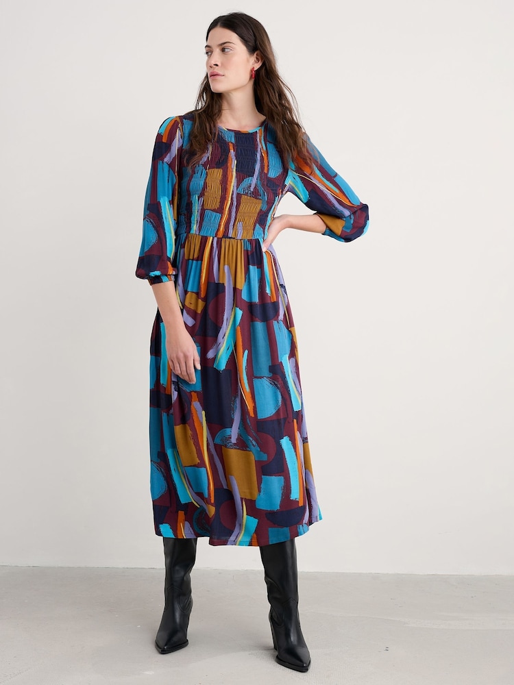 Seasalt Cornwall Blue Meadowsweet Dress - Image 1 of 5