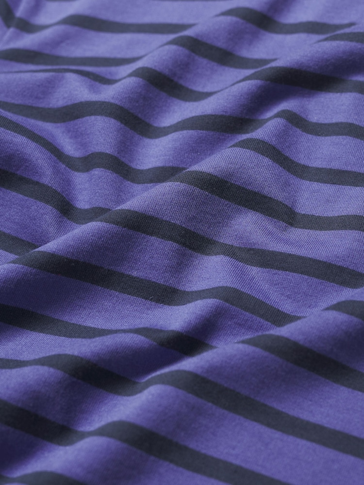 Seasalt Cornwall Mid Purple Sailor T-Shirt - Image 5 of 5 Seasalt Cornwall Mid Purple Sailor T-Shirt - Image 5 of 5