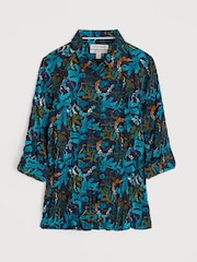 Seasalt Cornwall Light Teal Larissa Shirt in Cotton - Image 4 of 6