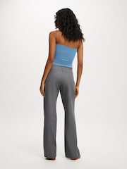 Cotton On Grey Lola Low Rise Suit Trousers - Image 2 of 4