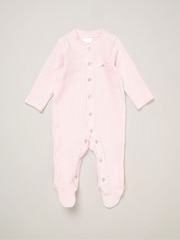 Rock-A-Bye Baby Boutique Baby Velour Sleepsuits Bodysuits and Bibs Gift Set 3 Piece - Image 3 of 6