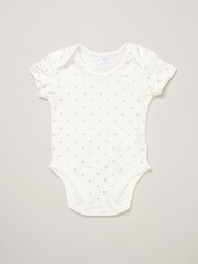 Rock-A-Bye Baby Boutique Baby Velour Sleepsuits Bodysuits and Bibs Gift Set 3 Piece - Image 4 of 6