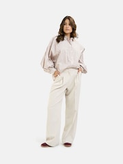 Smith & Soul Natural Double Stripe Cotton Blouse - Image 3 of 6