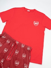 Vanilla Underground Red Arsenal Short Sleeve Long Leg Pyjamas Set - Image 5 of 6