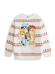 Vanilla Underground Brown Bluey Christmas Jumper - Image 1 of 6