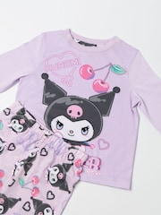 Vanilla Underground Pink Hello Kitty Kuromi Long Sleeve Leg Pyjamas Set - Image 5 of 6