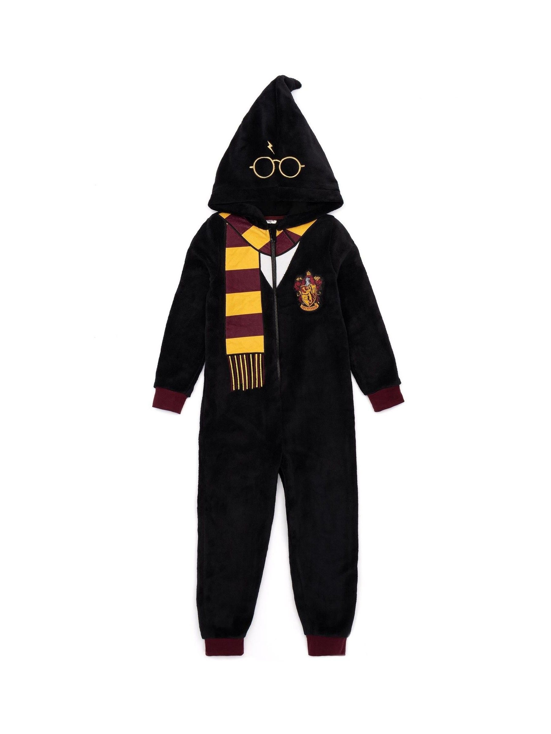Harry Potter (13-14 Years) Onesie (Unisex Kids Black) - Image 4