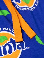 Vanilla Underground Blue Fanta Logo 100% Cotton Lounge Trousers - Image 5 of 7