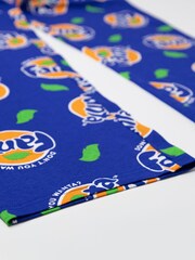 Vanilla Underground Blue Fanta Logo 100% Cotton Lounge Trousers - Image 7 of 7