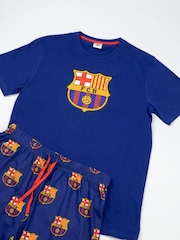 Vanilla Underground FC Barcelon Short Sleeve Long Leg Pyjamas Set - Slika 5 iz 6