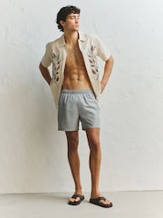 Gri - Essential 4 Inch Swim Shorts - Imaginea 4 din 4