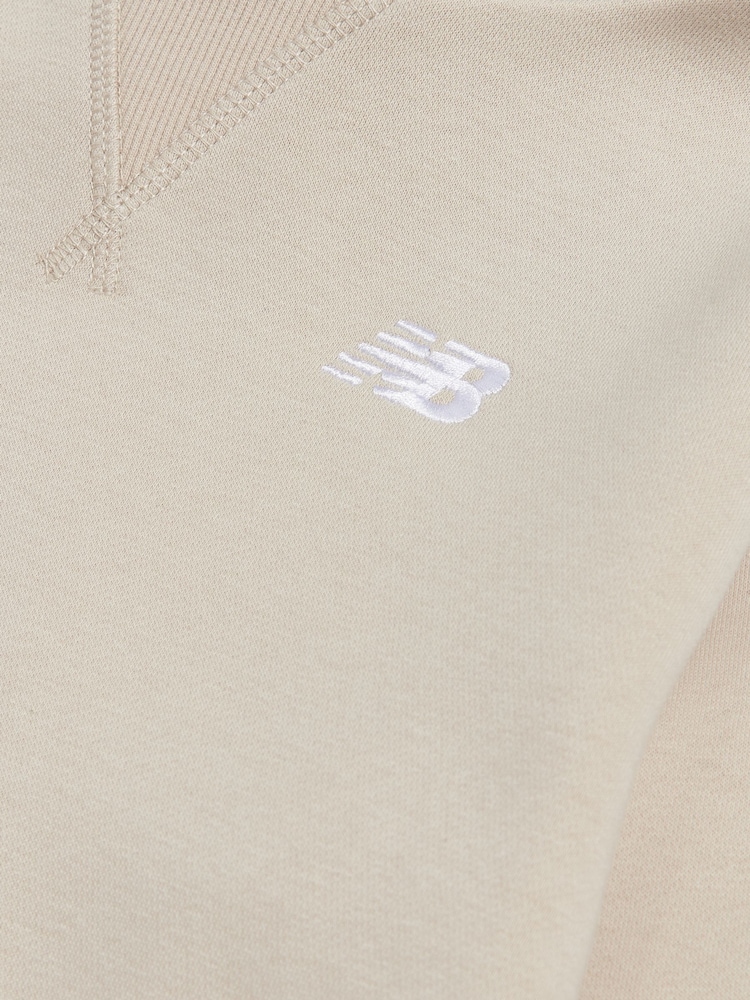 New Balance Brown French Terry Small Logo Hoodie - Image 3 of 3 New Balance Brown French Terry Small Logo Hoodie - Image 3 of 3
