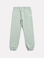 New Balance Green Small Brush Back Logo Joggers - Image 6 of 8